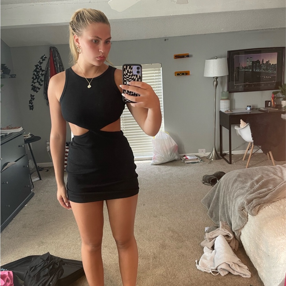 Princess Polly, Dakota Cut Out Mini Dress, US 6